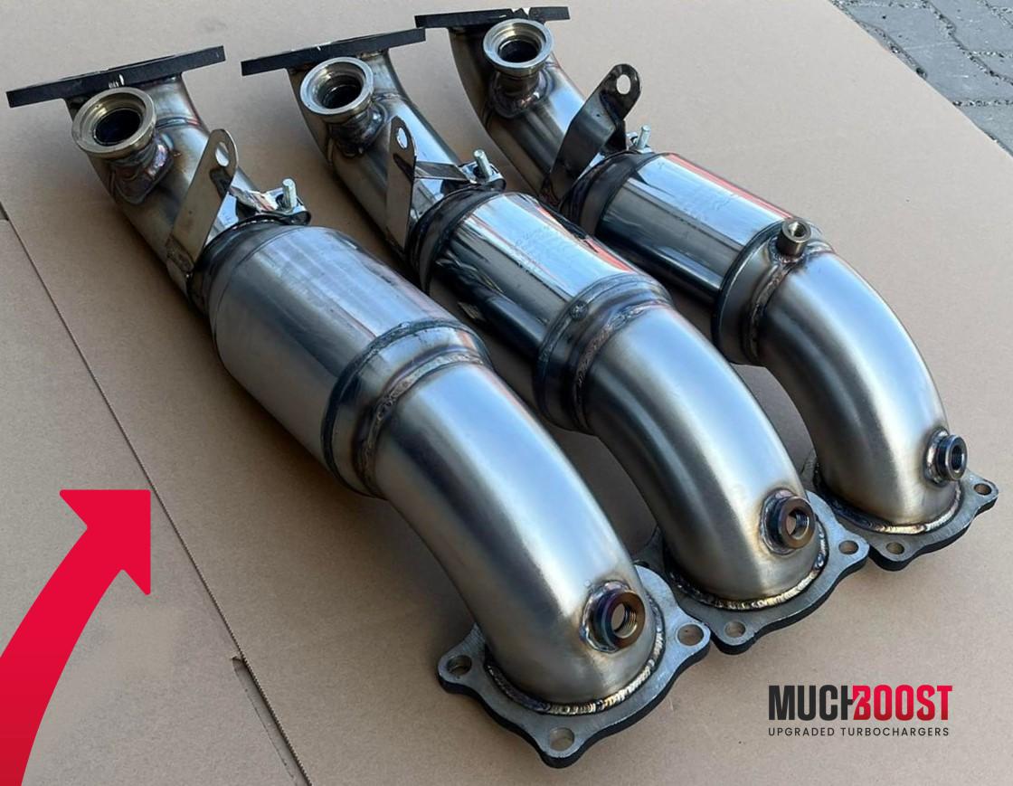 Alfa Romeo 2.0T De-Cat/Sport Cat 100CPSI Downpipe for Alfa Romeo Giulia, Stelvio - Image 2