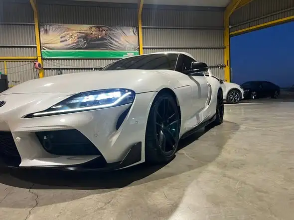 Toyota Supra A90 B58 with MuchBoost hybrid turbo delivering 560 WHP and 800 Nm performance build