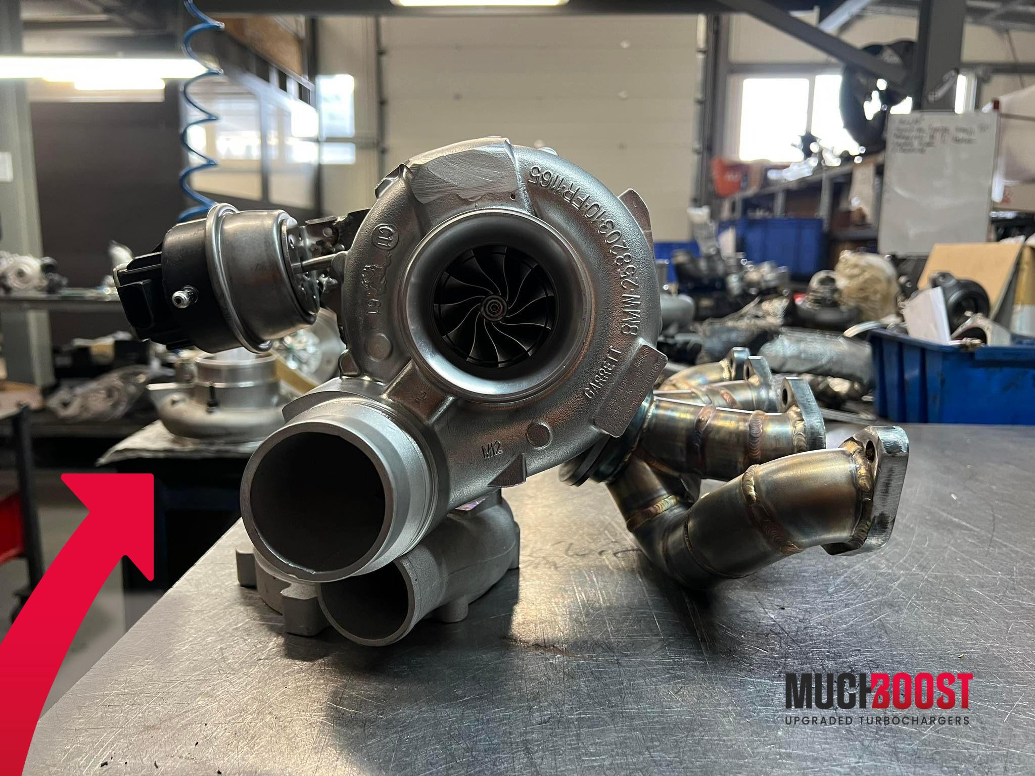 Billet Wheel GTB2565VK Hybrid Turbo Upgrade vacuum converted with a welded 1.9/2.0 TDI Manifold - Image 4