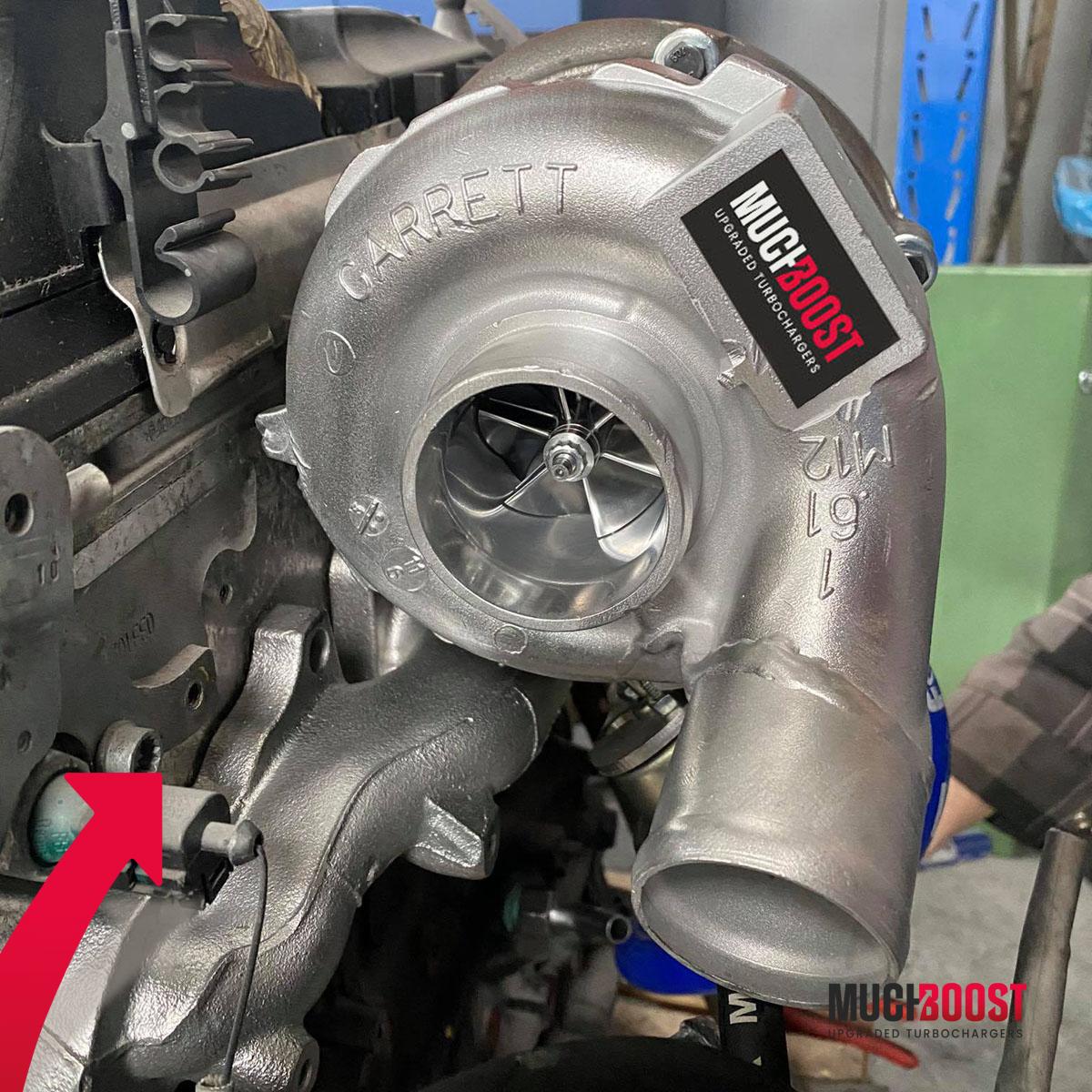 GTB2262VKLR 1.9TDI Ball Bearing Hybrid Turbo vacuum converted with a welded 1.9/2.0 TDI Manifold - Image 2