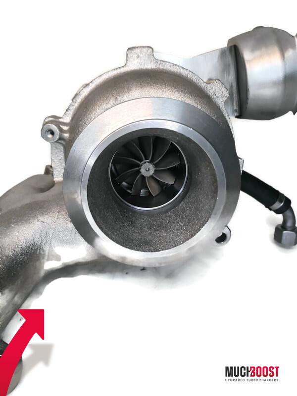 Billet Wheel GTB2265VK Hybrid Turbo Upgrade vacuum converted with a welded 1.9/2.0 TDI Manifold - Image 5