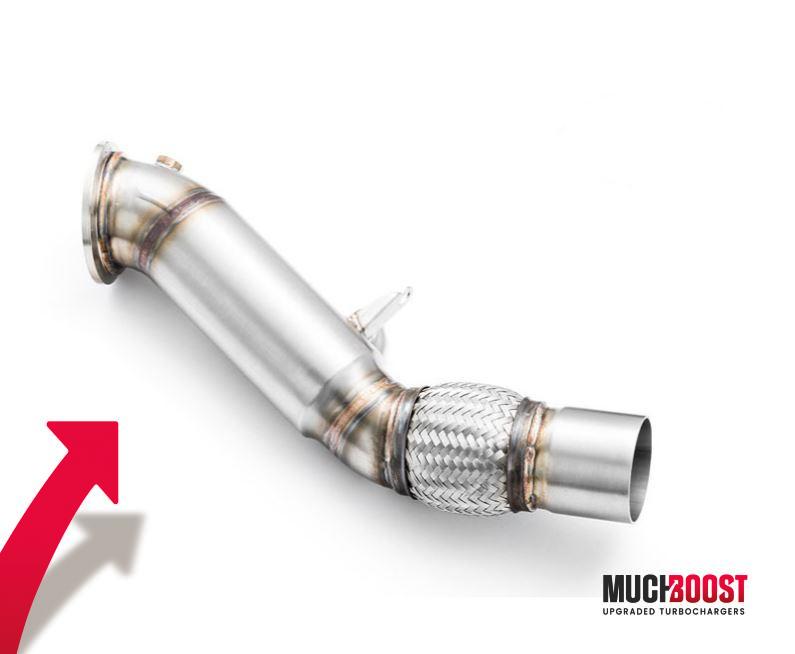 B48 Downpipe BMW De-cat/Sport-cat 120i, 125i, 220i, 230i, 330i, 330ix, 330e, 420i, 420ix, 430i, 430ix, 730i, 730Li, 740e, 740Le