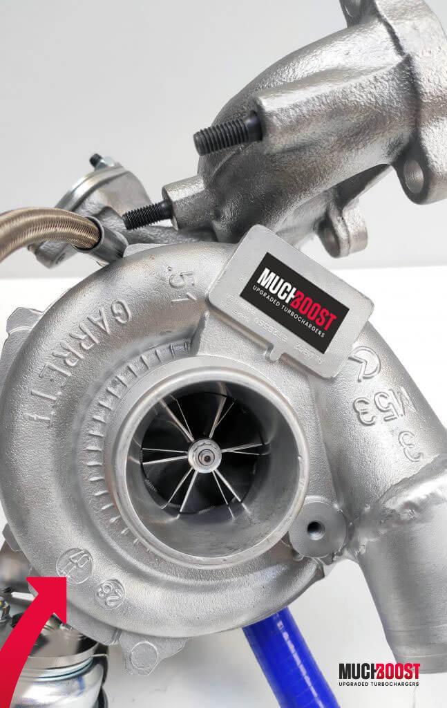 GTB2060VK Big Turbo 1.9TDI Upgrade vacuum converted with a welded 1.9/2.0 TDI Manifold - Image 2