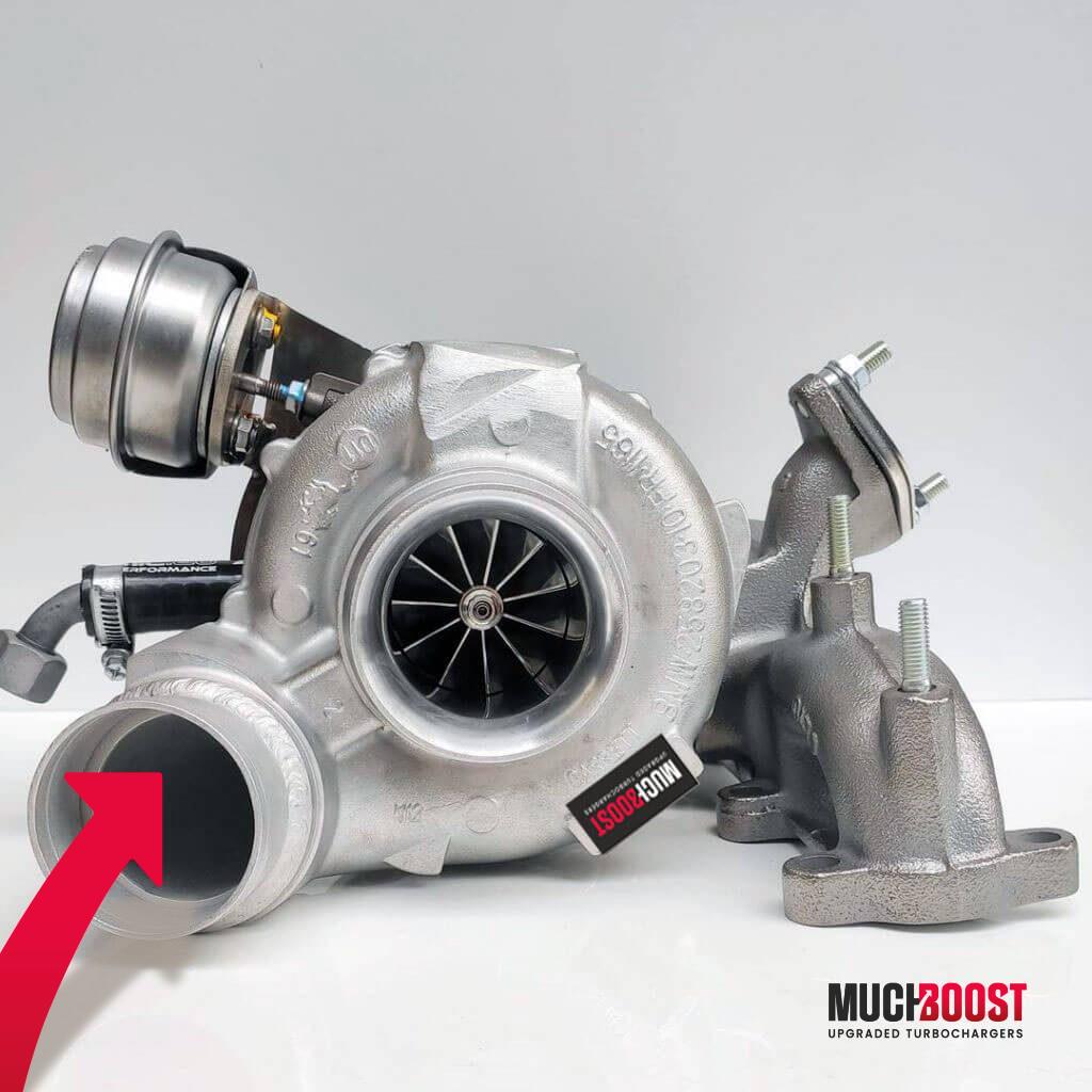 Billet Wheel GTB2260VK BigTurbo Upgrade TDI vacuum converted with a welded 1.9/2.0 TDI Manifold