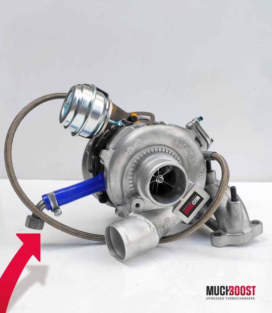 GTB2262VKLR 1.9TDI Ball Bearing Hybrid Turbo vacuum converted with a welded 1.9/2.0 TDI Manifold