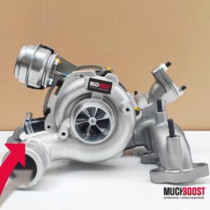 Billet Wheel GTB2265VK Hybrid Turbo Upgrade vacuum converted with a welded 1.9/2.0 TDI Manifold
