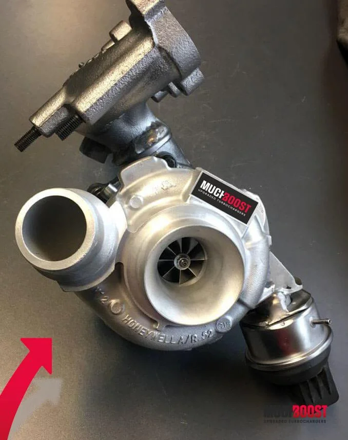 Billet Wheel GTD1752VRK vacuum converted with welded 1.6/1.9/2.0 TDI manifold - Image 2