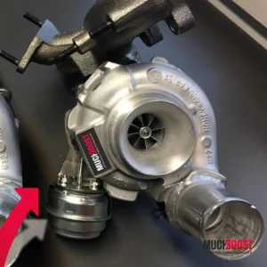 Billet Wheel GTD1752VRK vacuum converted with welded 1.6/1.9/2.0 TDI manifold