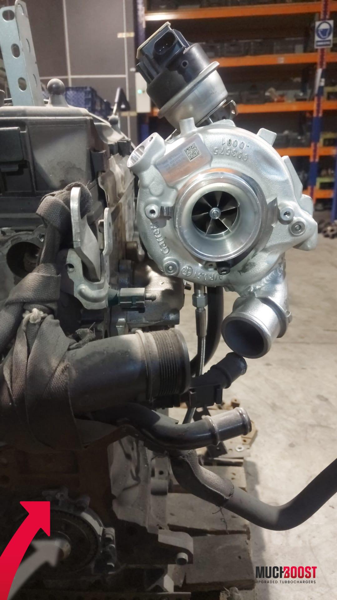 GTE2260VZ 1.9TDI/2.0TDI Vacuum Converted Hybrid Turbo Upgrade with 1.9/2.0TDI Manifold - Image 4