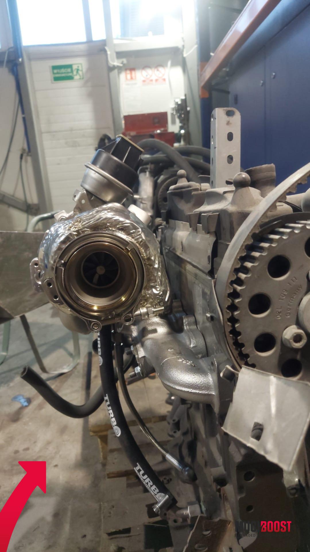GTE2262VZ 1.9TDI/2.0TDI Vacuum Converted Hybrid Turbo Upgrade with 1.9/2.0TDI Manifold - Image 3