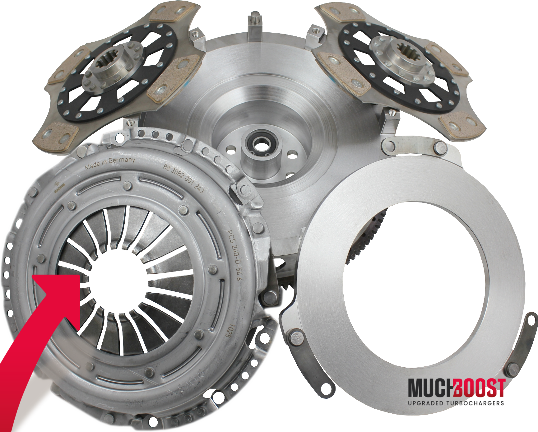 High-Performance Twin Disc Clutch Kit 800-1400NM for 1JZ/2JZ with BMW 5-Speed ZF M50/M52/M54 Gearbox