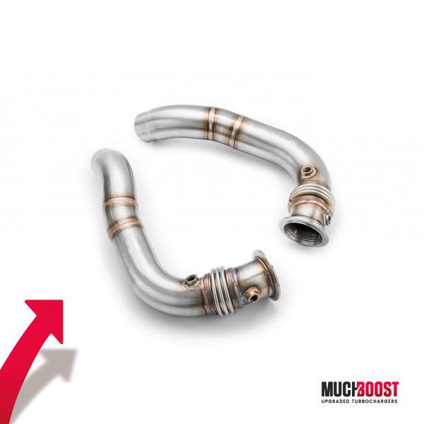 N63 BMW De-Cat Downpipe F01,F02,G11,G12 N63N,N63R 550i, 650i, 750i, X5, X6, M5, M6 - Image 2