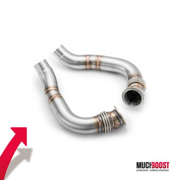 N63 BMW De-Cat Downpipe F01,F02,G11,G12 N63N,N63R 550i, 650i, 750i, X5, X6, M5, M6 - Image 3
