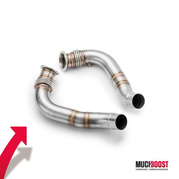 N63 BMW De-Cat Downpipe F01,F02,G11,G12 N63N,N63R 550i, 650i, 750i, X5, X6, M5, M6 - Image 4
