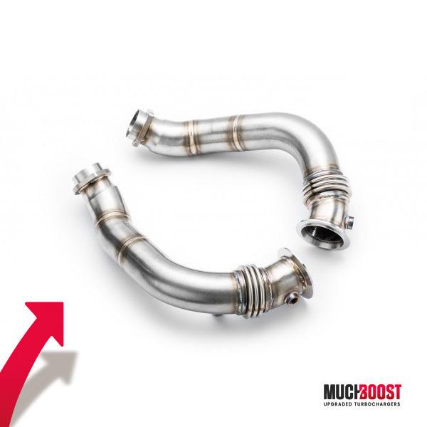 S63 BMW De-Cat Downpipe F07 GT, F10, F11, F12, 550i, 650i, 750i, X5, X6 N63, S63 - Image 2