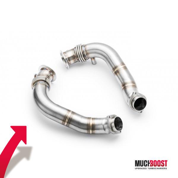 S63 BMW De-Cat Downpipe F07 GT, F10, F11, F12, 550i, 650i, 750i, X5, X6 N63, S63 - Image 3