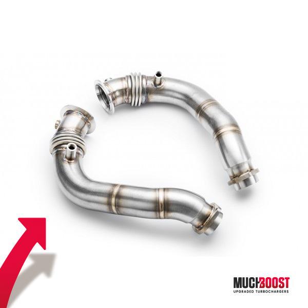 S63 BMW De-Cat Downpipe F07 GT, F10, F11, F12, 550i, 650i, 750i, X5, X6 N63, S63 - Image 4