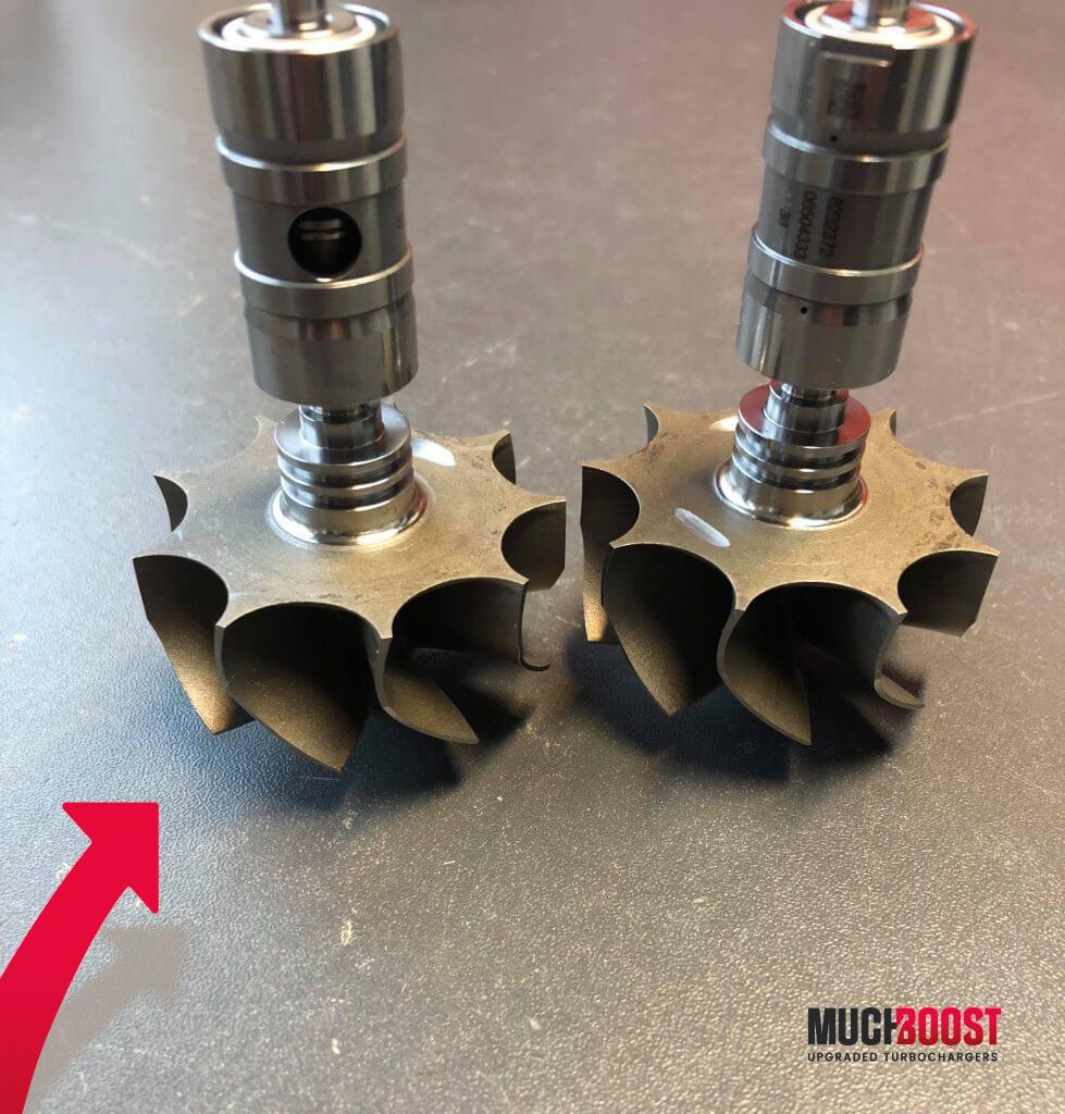 Billet Wheel GTB2565VKLR Ceramic Ball Bearing Hybrid Turbo Upgrade vacuum converted with a welded 1.9/2.0 TDI Manifold - Image 3