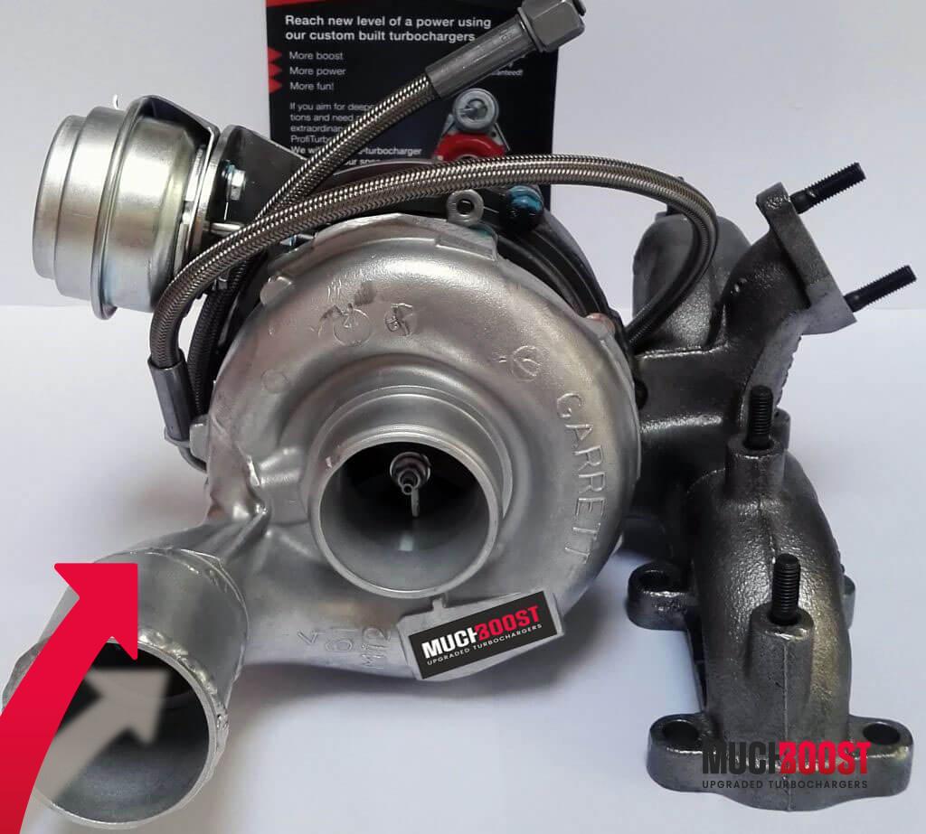 Billet Wheel GTB2565VKLR Ceramic Ball Bearing Hybrid Turbo Upgrade vacuum converted with a welded 1.9/2.0 TDI Manifold